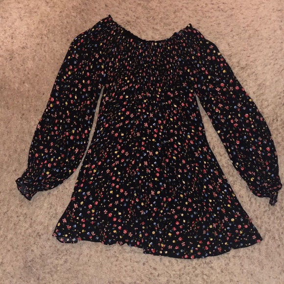 Floral print off the shoulder dress - Picture 1 of 4